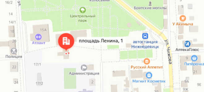 Соцзащита Нижнедевицк