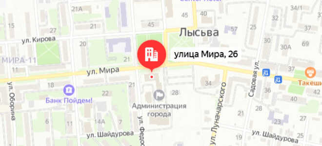 Соцзащита Лысьва